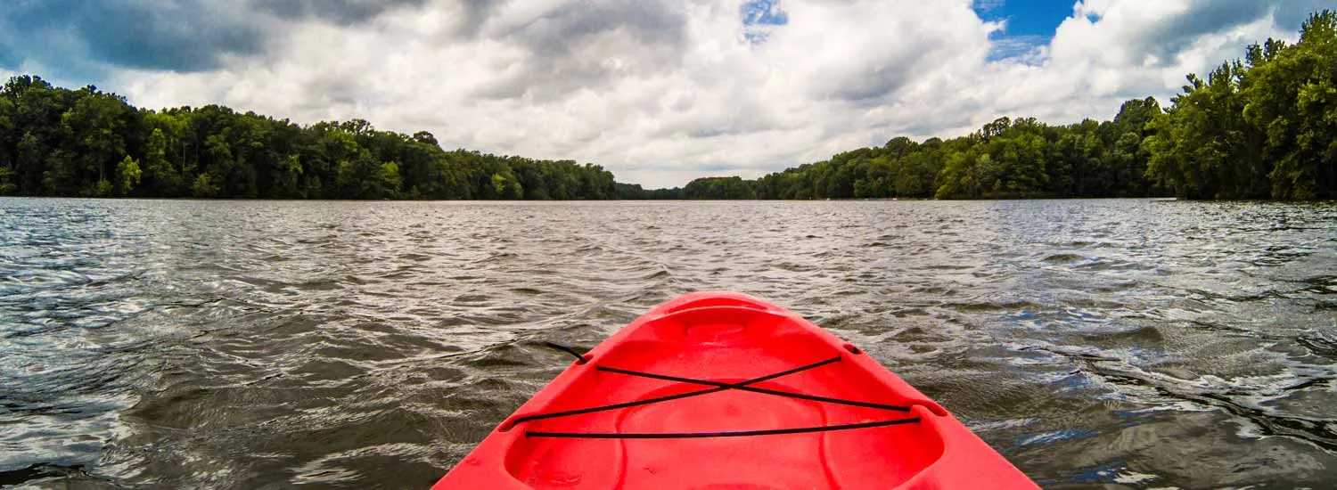 kayak at lums pond