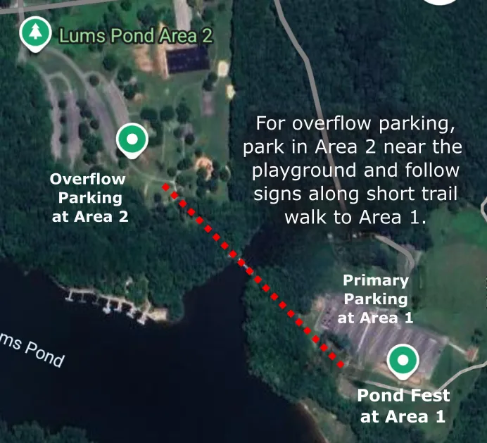 pond fest parking map