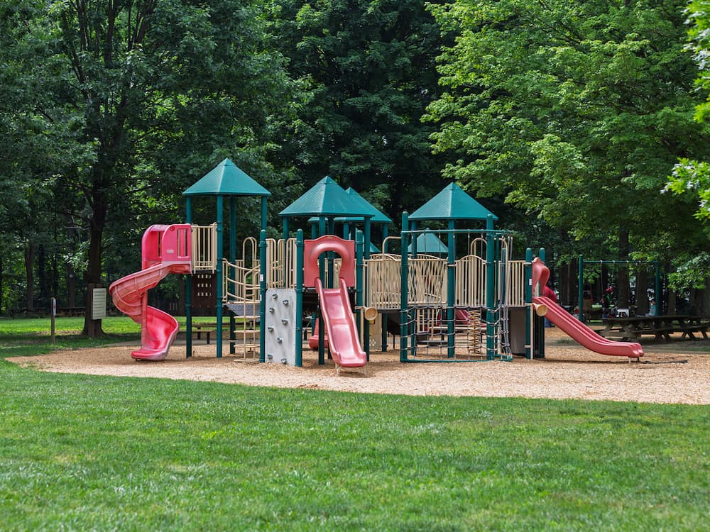 The big kids' playground at Lums Pond State Park
